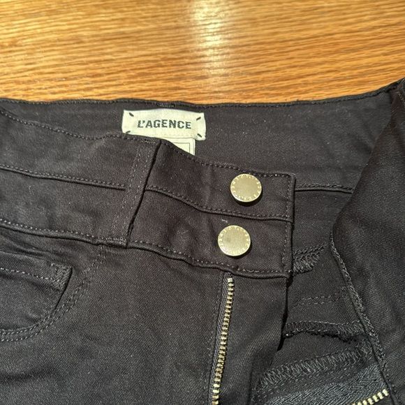 L’Agence black skinny jean so comfortable with great stretch size 23 - Picture 3 of 5